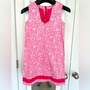 Vineyard Vines girls sleeveless dress with ribbon details.  Great condition.